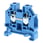 Feed-through DIN rail terminal block with screw connection formounting on TS 35; nominal cross section 10mm² XW5T-S10-1.1-1BL 669342 miniature