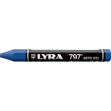 Lyra oliekridt 797 blå m/papir 242041