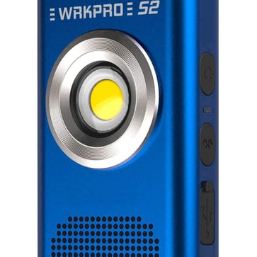 WRKPRO arbejdslampe "S2" COB LED med genopladeligt batteri og 5W Bluetooth højtaler 50615320