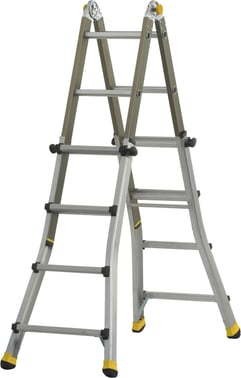 Hinged combination ladder WTS Y2-5,3M 9+9 802250