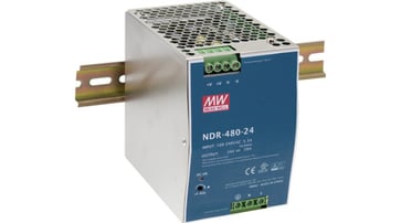 DIN-skinnestrømforsyning 24V, 20A, 480W, NDR 300-44-175