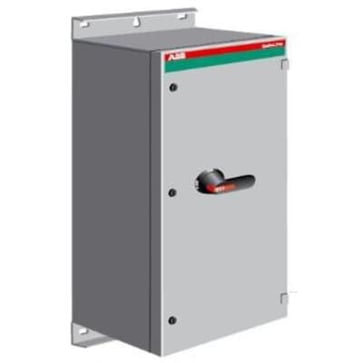 EMC safety switch, 3-p. 400V AC23 315A, 160kW. Steel sheet enclosure. IP65, 1SCA022513R8510 1SCA022513R8510