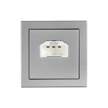 Wall mounted lamp outlet (DCL), alu 2TKA00000935