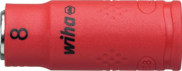 Wiha Insulated VDE 1000V nut driver insert 1/4" hexagon 8,0mm 43093