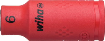 Wiha Insulated VDE 1000V nut driver insert 1/4" hexagon 6,0mm 43091