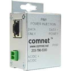 Passive Power Over Ethernet (PoE) Midspan Injector For 10/100TX PIM1