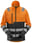 Snickers HiViz Trøje med lynlås klasse 2 orange/sort str M 80355504005 miniature