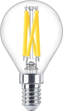 Philips MASTER LED Lustre DimTone 3,4W (40W) E14 P45 Clear Glass 929003013182