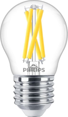 Philips MASTER LED Lustre DimTone 3,4W (40W) E27 P45 Clear Glass 929003013282