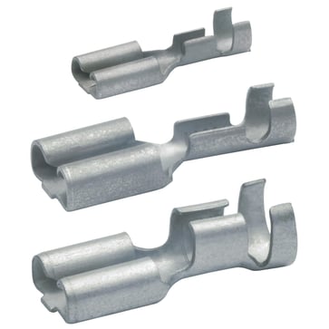 Non-insulated Receptacle according to DIN 46247, 6.3x0.8 mm, 4-6 mm², CuZn tin plated 1750