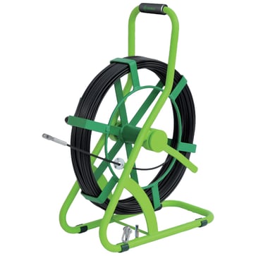 Smart Butler fibreglass cable pulling system with steel reel basket 330 mm dia., 80 m 52055316