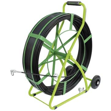 Smart Butler fibreglass cable pulling system with steel reel basket 790 mm dia., 80 m 52055349
