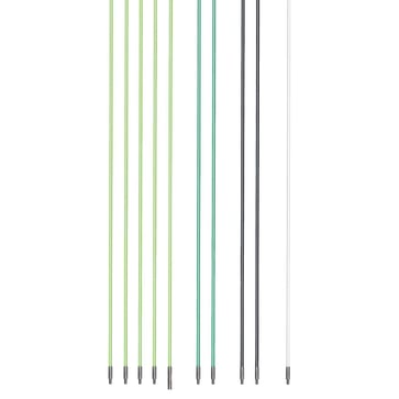Fibreglass cable pulling rods, 10 m, 10 pcs 52055385