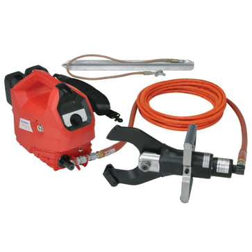 Battery powered hydraulic safety cutter, max. 120 mm dia. ASSG120SL