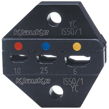 Crimping dies IS 50. double crimping. 0.1 - 1 mm² IS503
