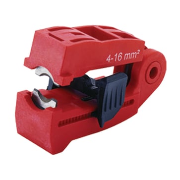 Reservemagasin rødt til massive og fleksible kabler 4-16 mm² K432E3