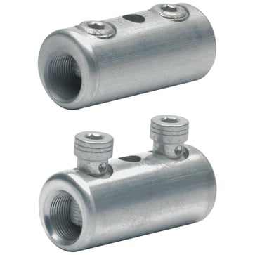 Screw connector. 6-50 mm². 2 screws. set screw. blank. Nej barrier SV303