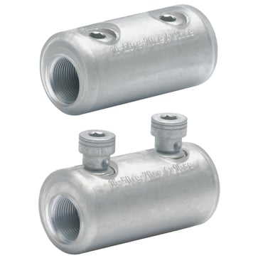 Screw connector. 16 - 95 mm². 2 screws. threaded pin. bright finished. barrier. insulated SV430