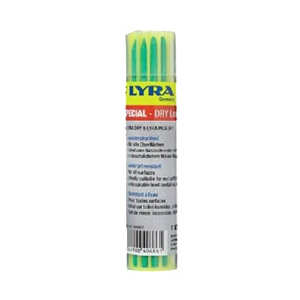 Dybhulspen refill PERMANENT mix hvid, blå, grøn 12 stk Lyra Dry  222159