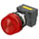 Plastic projected Red Red 220/230/240V AC push-in terminalm22N-BP-TRA-RE-P 672618 miniature