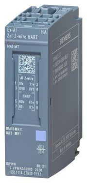 SIMATIC ET 200SP HA, analog ex-i HART input module, Ex-AI 2xI 2-Wire HART 6DL1134-6TB00-0HX1