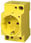MSVD power outputsocket VDE yellow Mounting rail 67950 miniature
