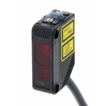 Fotoaftaster, BGS laser, 300mm, PNP, L-on/D-on valgbar, fortrådet 2m E3Z-LL83 2M OMS 323143