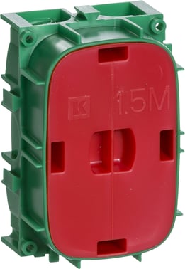 Fuga box build-in 1,5 module, green 104D0121