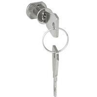 Key lock - To be fitted on white or transparent doors - Supplied with key N° 850 401851