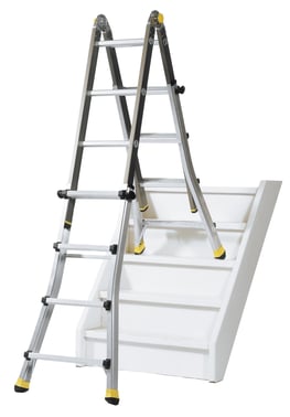 Hinged combination ladder WTS Y2-4,1M 7+7 802240