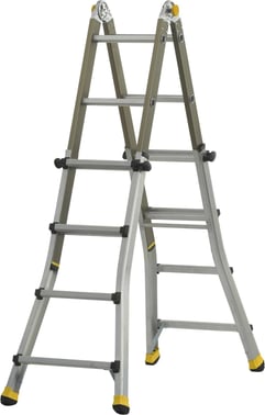 Hinged combination ladder WTS Y2-4,1M 7+7 802240