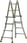 Hinged combination ladder WTS Y2-4,1M 7+7 802240 miniature