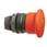 Harmony nødstopshoved i plast med Ø40 mm paddehoved i rød farve og træk for at frigøre ZB5AT84 miniature