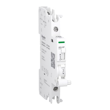 Acti9 Signal &  Alarm kontakt iOF 1OC 2mA til 100mA for iC60 RCBO, iC40, iCV40 skrueklemme top & bund, 24...230V AC & 24…220V DC A9A26919