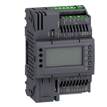 M172 Optimeret kontroller med 18 I/O med display 1 CAN port & 2 stk. RS485 porte TM172ODM18R