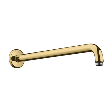 hansgrohe shower arm 389 mm, 1/2", polished gold-optic 27413990