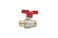 Pettinaroli kuglehane med rødt T-greb nippel/nippel 52CE/2 ¾" 52CE/2-006 miniature