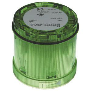 360° signal lamp LED, green VAZ-LED-70MM-GN 196235