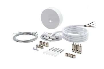 Tilbehør til Philips CoreLine Panel RC132Z Justerbart wiresæt hvid inkl. roset og ledning til DALI SME-4 911401861384