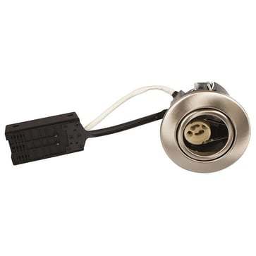 Thor Quick install 230V GU10 IP44 SS316 Brushed Steel Round 560019