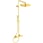 Ideal Standard Idealrain Luxe T125 brusesystem med term bør guld (PVD) A7589A2 miniature