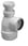 Pungvandlås Purus plast  1 1/4 X 40 hvid 750411-052 miniature