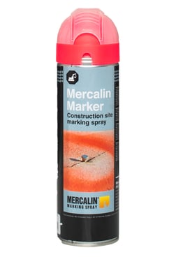 Mercalin Marker fluo 500 ml red 476119030