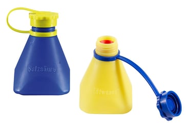 Masc flaske til loddevand 150 ml gul med udløbsstop HS990LFGA