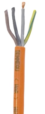 PUR cable H07BQ-F 4G2,5 orange R100 28040250_R100
