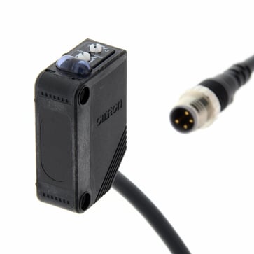 Photoelectric sensor diffuse 1m DC 3-wire PNPm8 pigtail 4-pin (requires bracket) E3Z-D82-M3J 0.3M OMS 338395