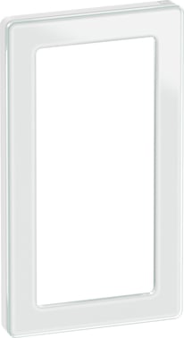 LK FUGA PURE designramme glas for 2-modul indsatse, hvid 560D1120