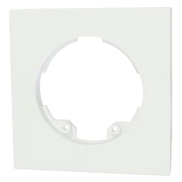 Central plate Indoor 140 63x63 pure white glossy, Accessory, RAL9010. 94345