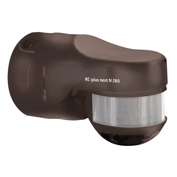 RC-plus next N 280 brown Motion Detector, Outdoor wall/ceiling pir, 230V, 280°/40m, 3000W. 93344