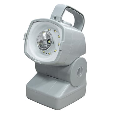 SAFETYLUX portable LED grey emergency light, Up to 3/12 hours of battery life, rechargeable 10W/2,5W LED. 93120